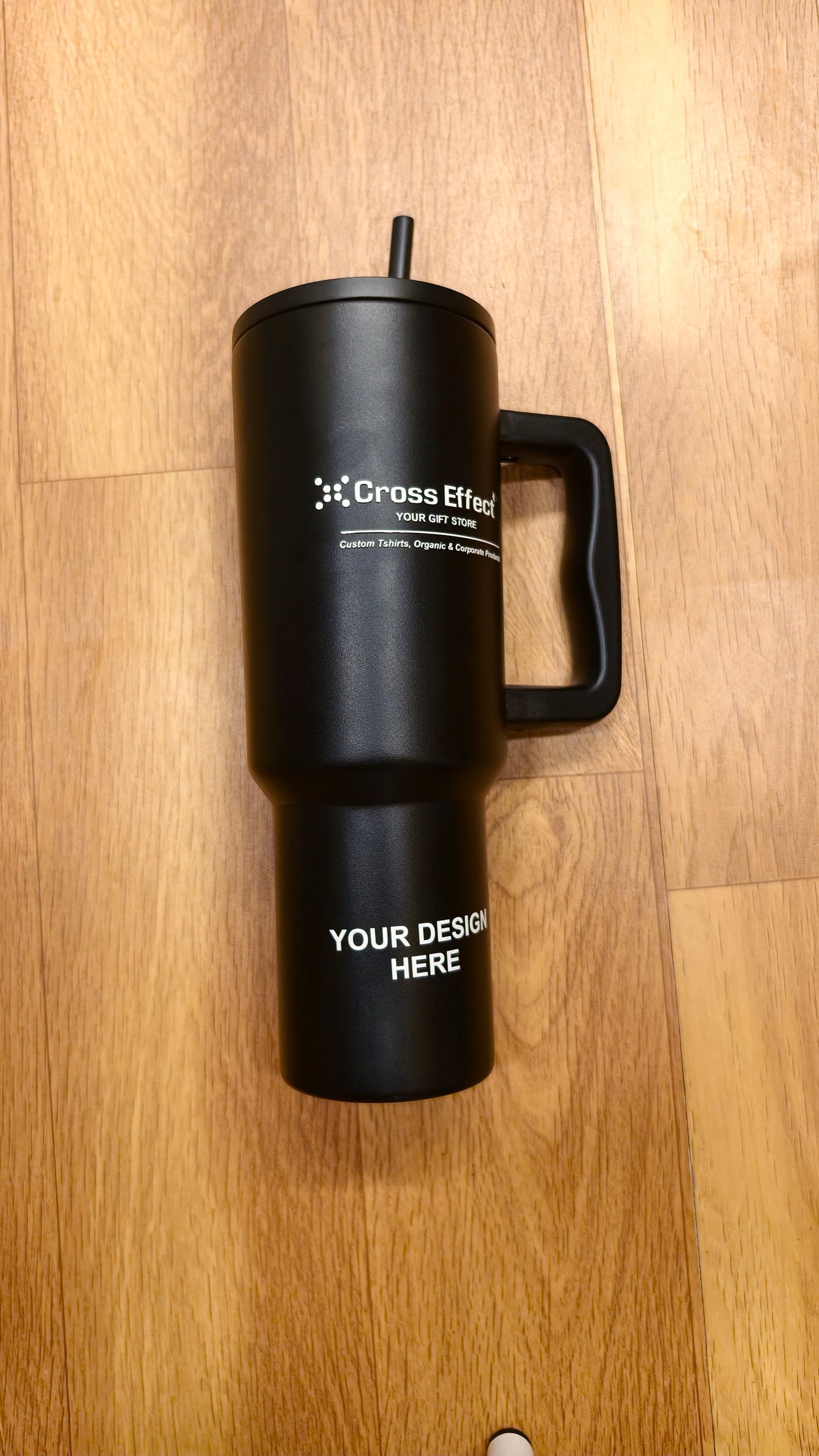 Black Insulated Stainless Steel Tumbler for travel, gym, or office use|1000 ML
